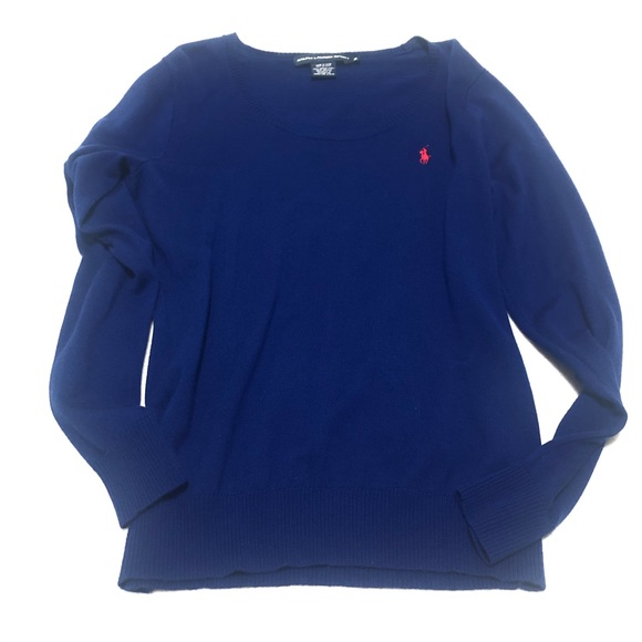 RALPH LAUREN Merino THIN KNIT CREW SWEATER XL - Picture 5 of 7